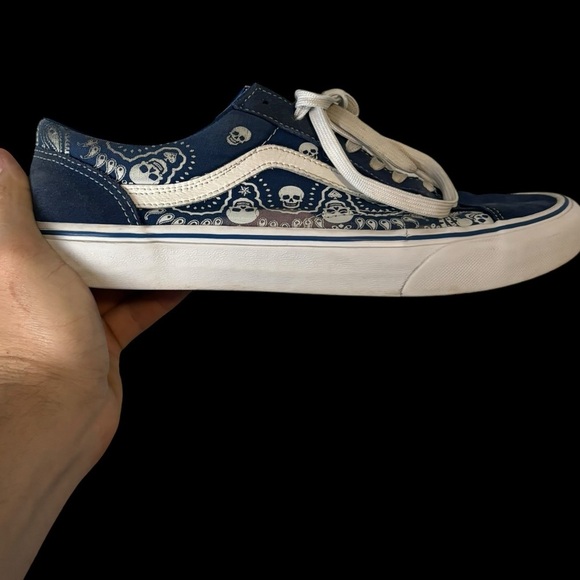 Vans Style 36 'Bandana - True Blue' - Men's Size 8.5 W size 10Shoes Sneakers - Picture 13 of 17